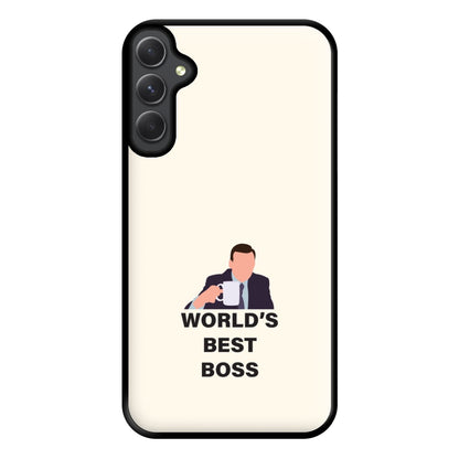 World's Best Boss Phone Case for Galaxy A54