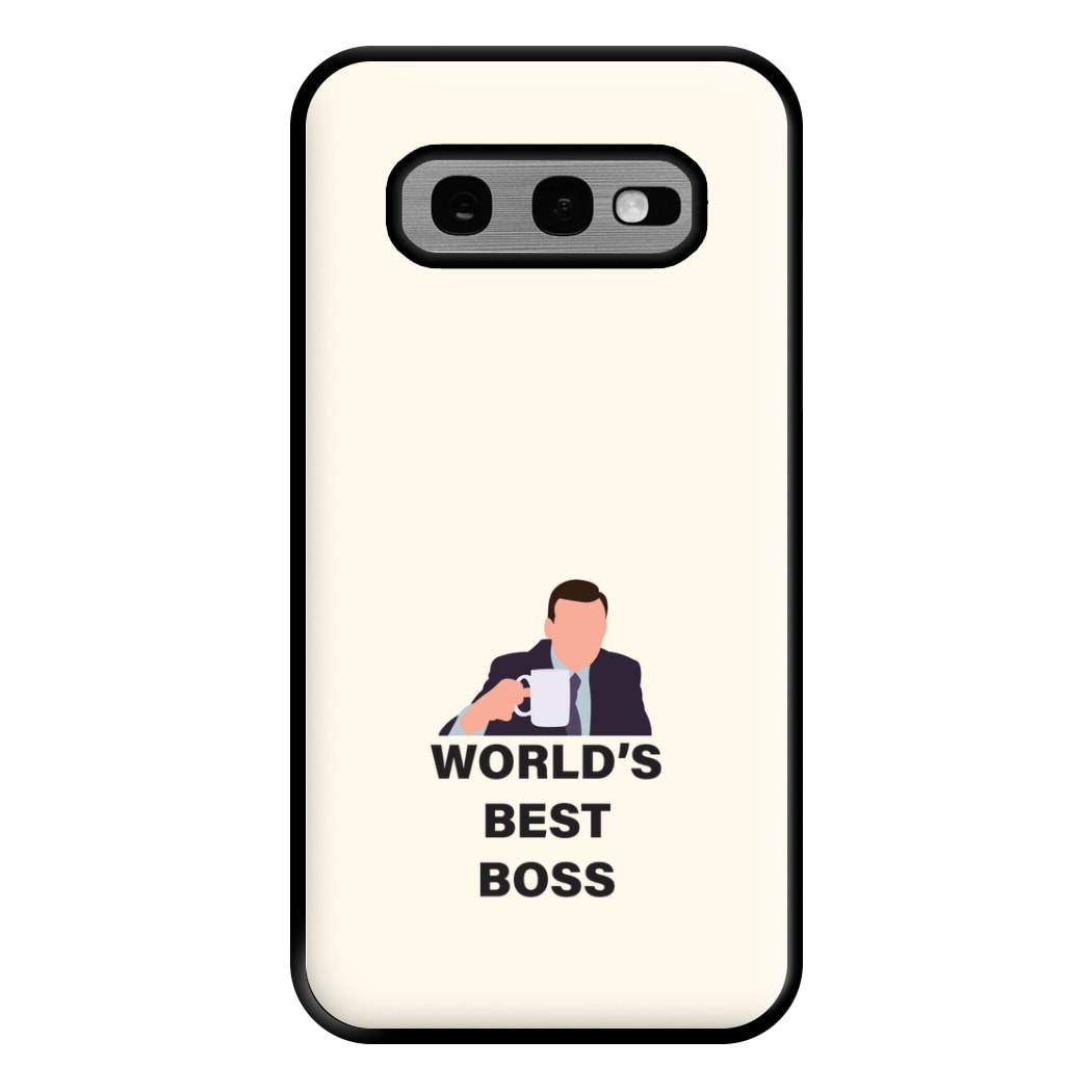 World's Best Boss Phone Case for Galaxy S10e