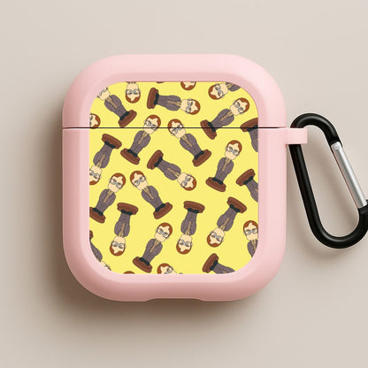 Dwight Pattern Pink AirPods Case