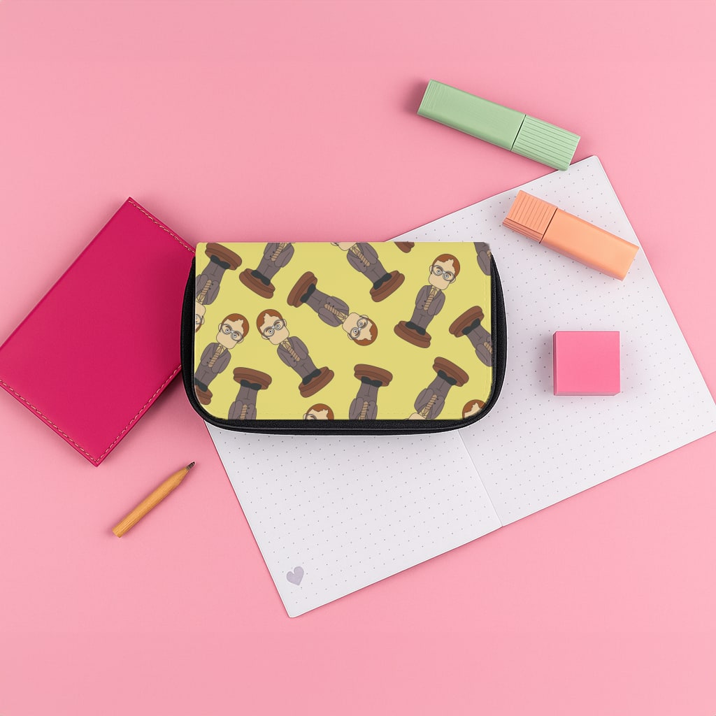 Dwight Pattern Pencil Case