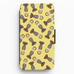 Dwight Pattern Flip / Wallet Phone Case
