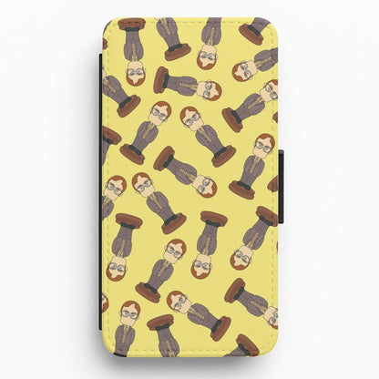 Dwight Pattern Flip / Wallet Phone Case