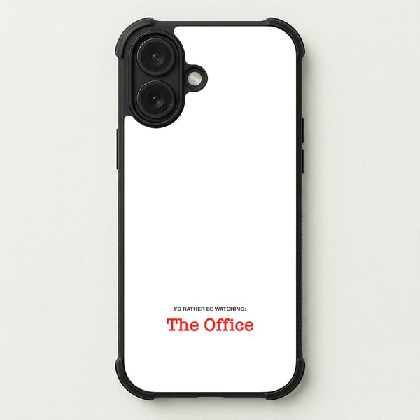 I'd Rather Be Watching The Office Phone Case — Bumper case