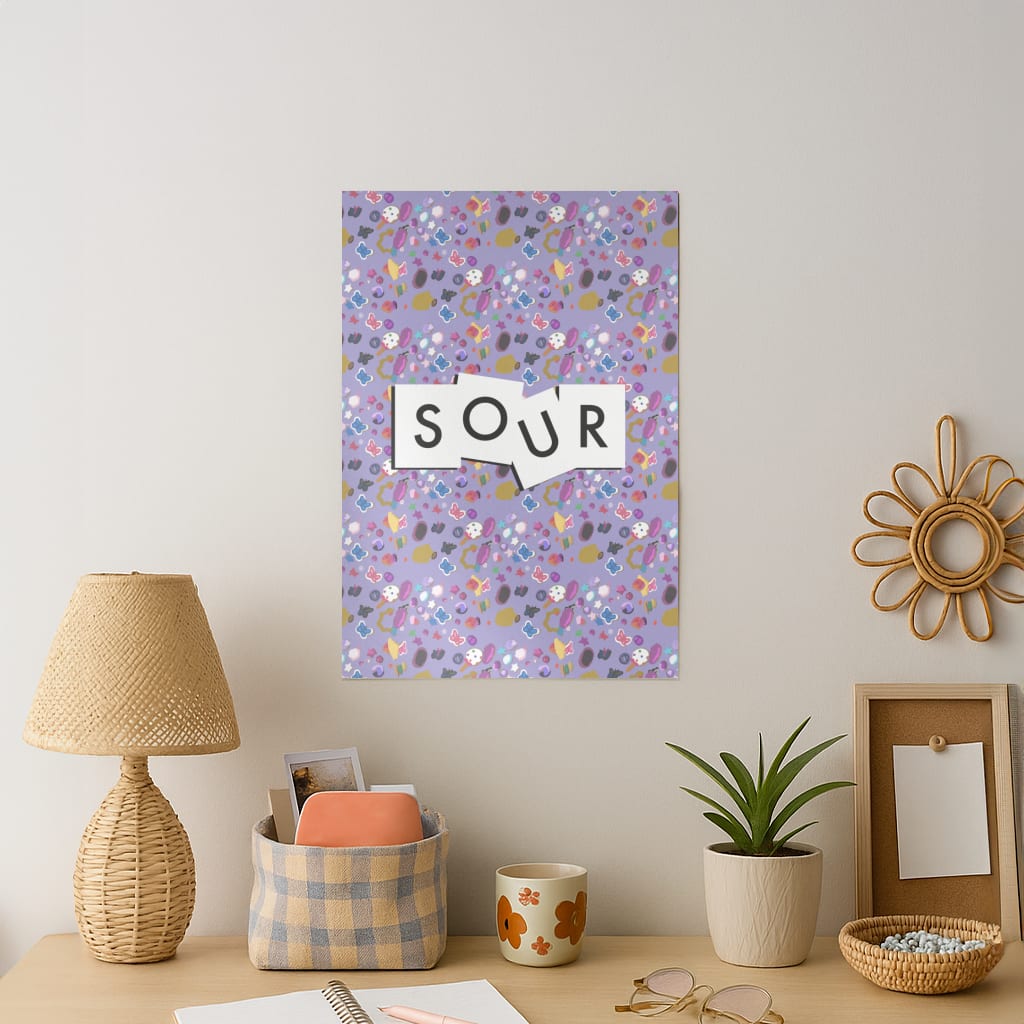 Sour Pattern - Olivia Art Print