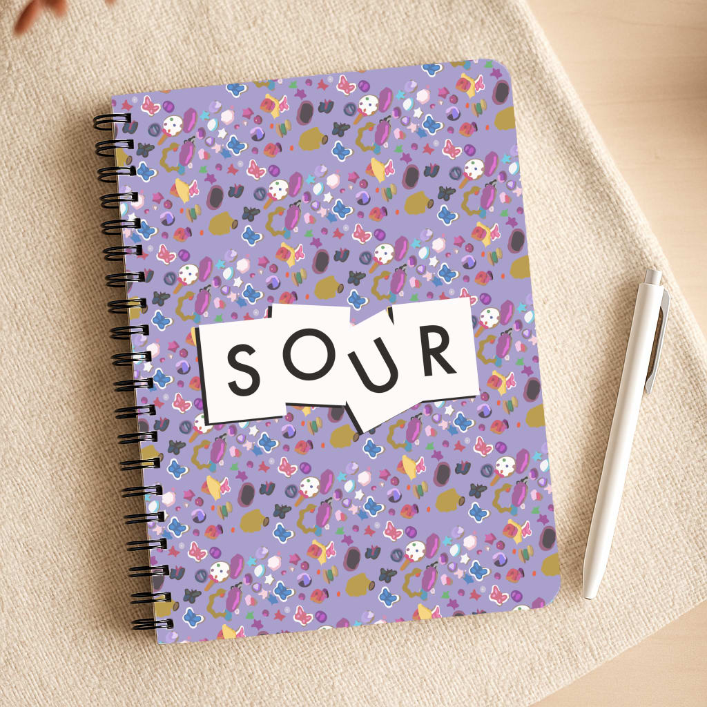 Sour Pattern - Olivia Notepad