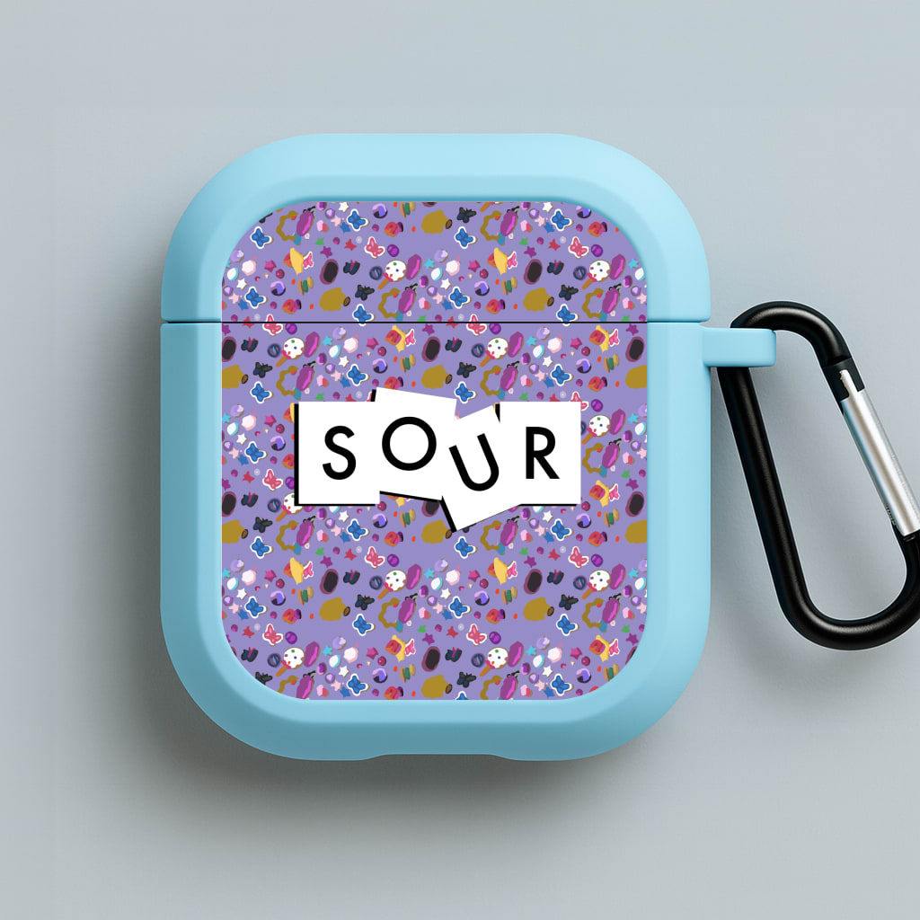 Sour Pattern - Olivia Blue AirPods Case