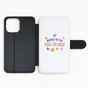 Maybe I'm Too Emotional Flip / Wallet Phone Case 2
