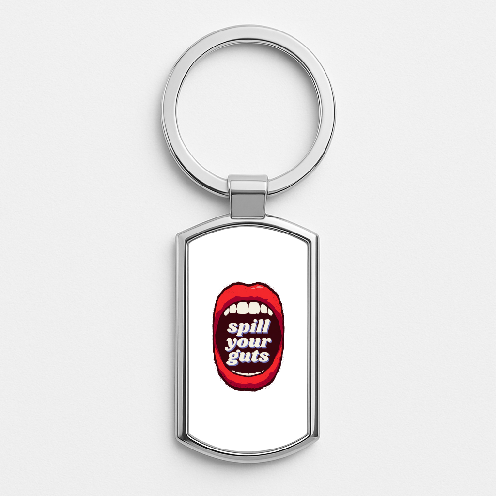 Spill Your Guts Luxury Keyring