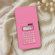 Pink Love Calculator Flip / Wallet Phone Case 5