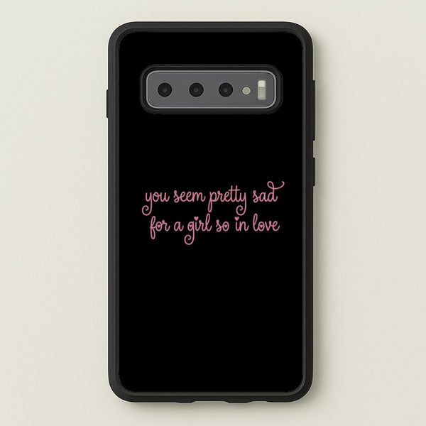 Pretty Sad - Olivia Rodrigo Phone Case - Galaxy S10 / Standard