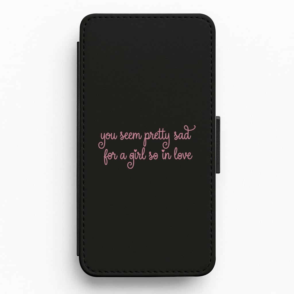 Pretty Sad Flip / Wallet Phone Case