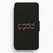 Pretty Sad Flip / Wallet Phone Case 1