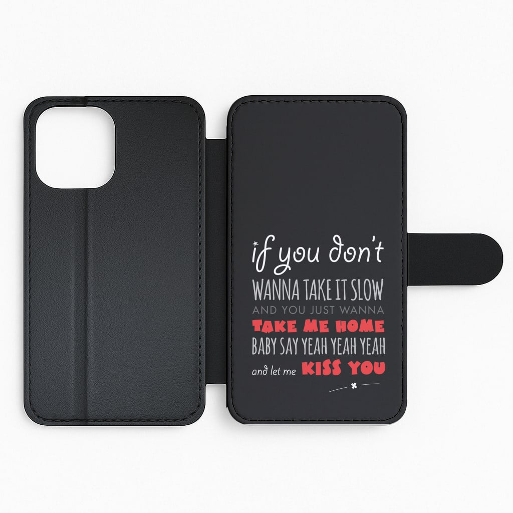 Kiss You Lyrics - One Direction Flip Phone Case