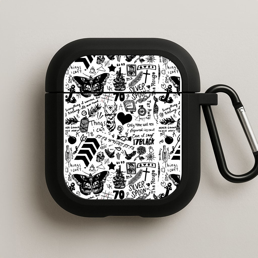 Direction Tattoos AirPods Case