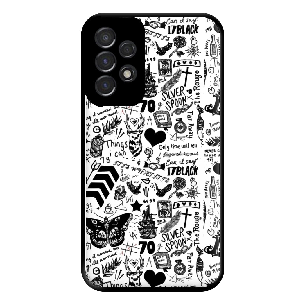 Direction Tattoos Phone Case for Galaxy A53