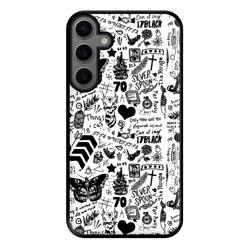 Direction Tattoos Phone Case for Galaxy S23FE