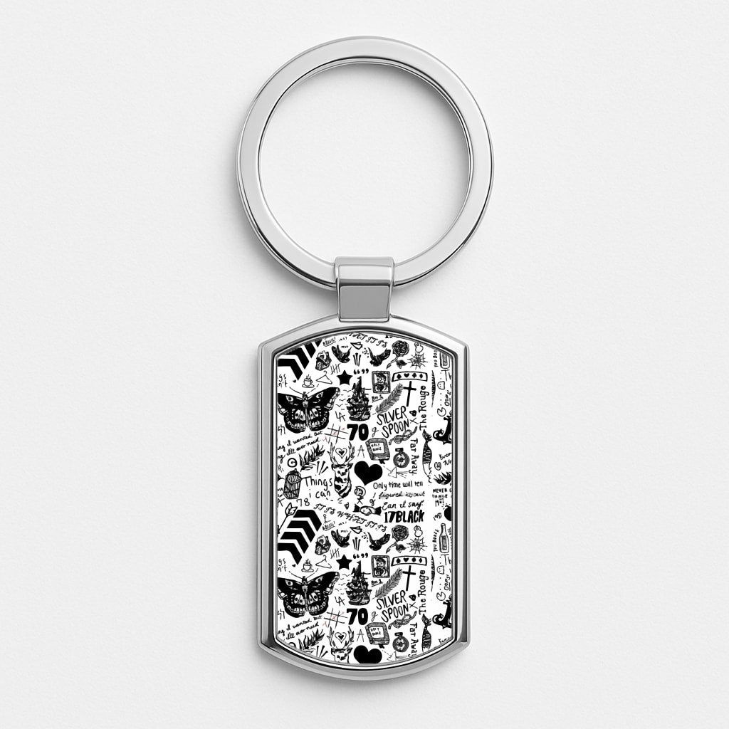 Direction Tattoos Luxury Keyring