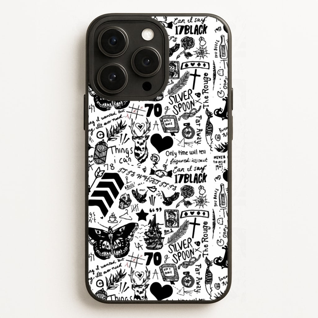 Direction Tattoos Phone Case