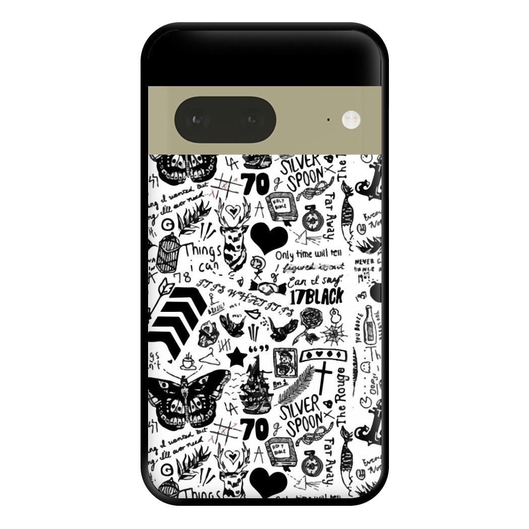 Direction Tattoos Phone Case for Google Pixel 7a