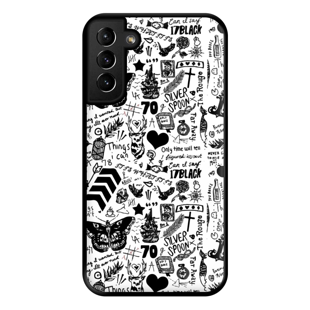 Direction Tattoos Phone Case for Galaxy S21 Plus