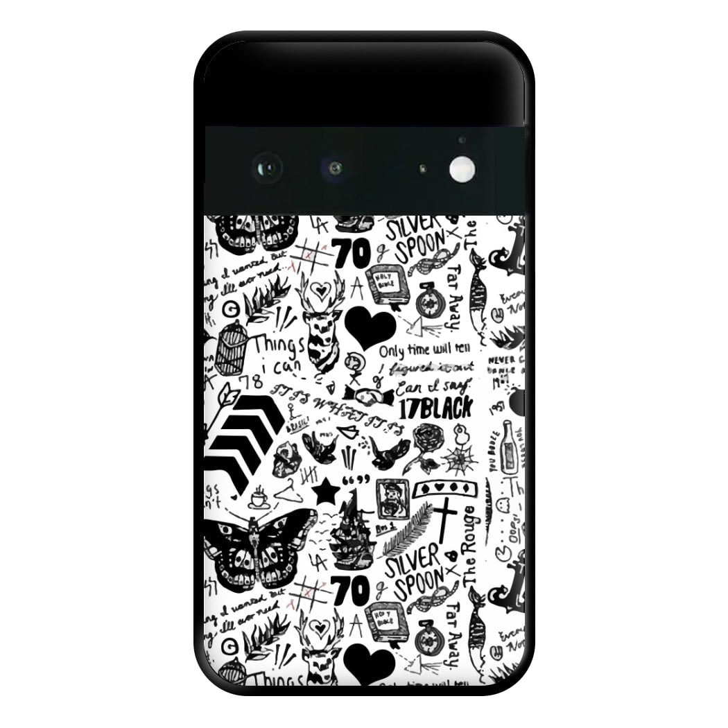 Direction Tattoos Phone Case for Google Pixel 6a