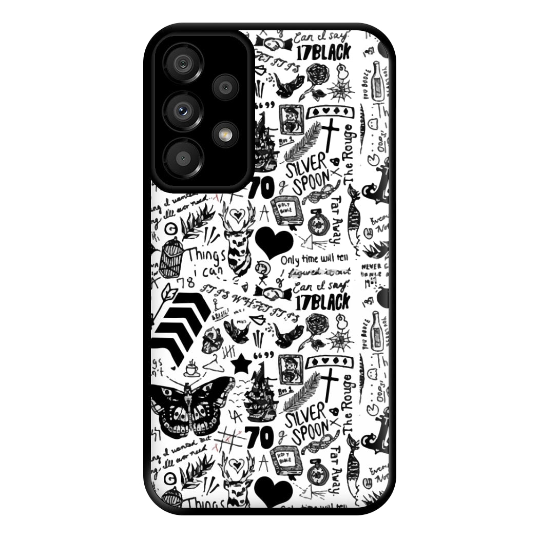 Direction Tattoos Phone Case for Galaxy A33