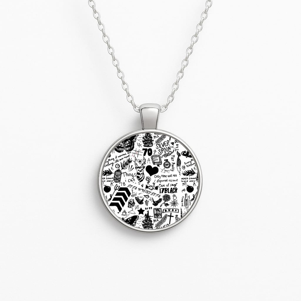 Direction Tattoos Necklace