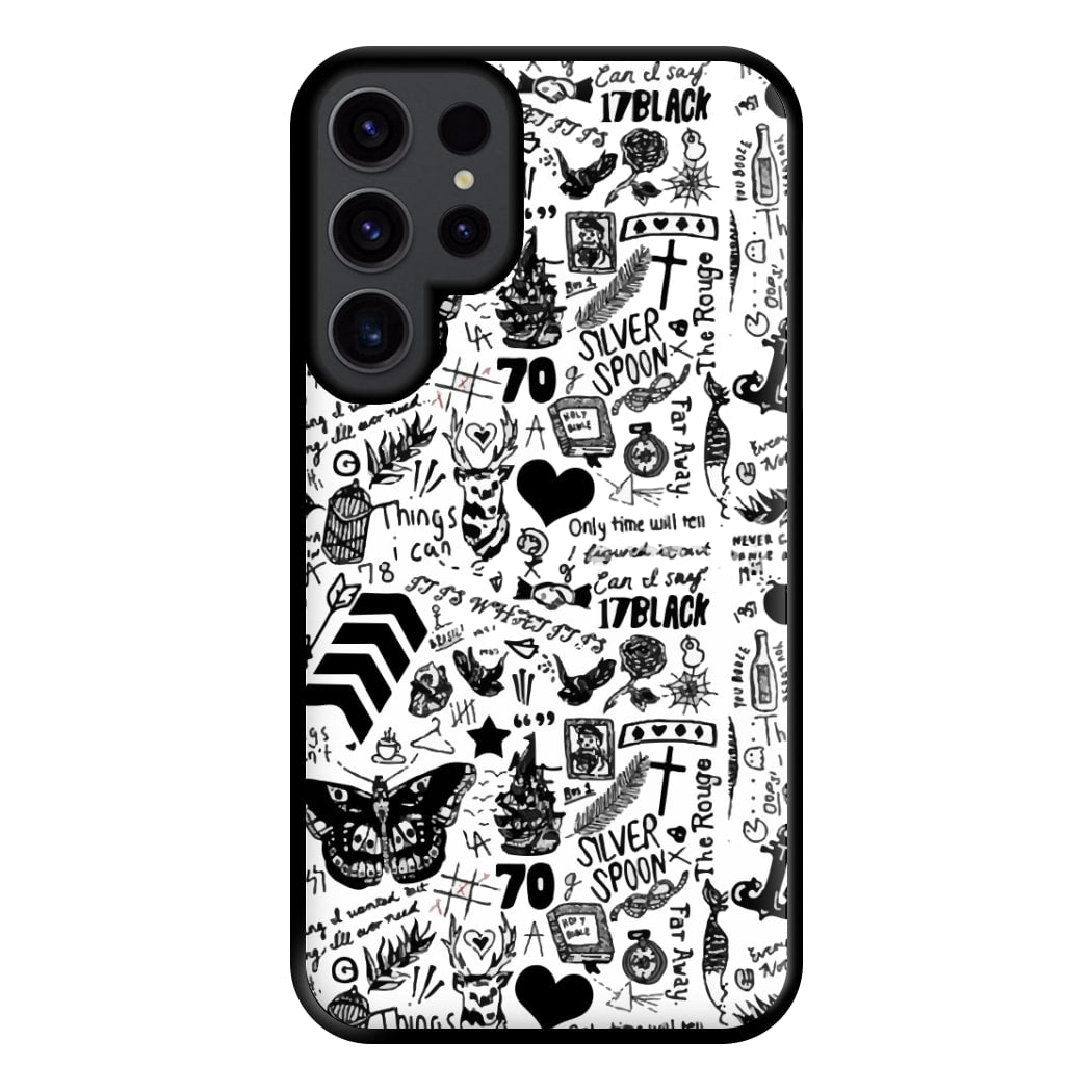 Direction Tattoos Phone Case for Galaxy S23 Ultra