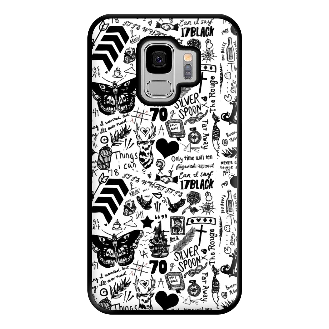 Direction Tattoos Phone Case for Galaxy S9 Plus