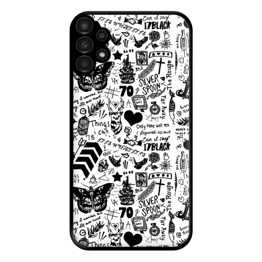 Direction Tattoos Phone Case for Galaxy A13