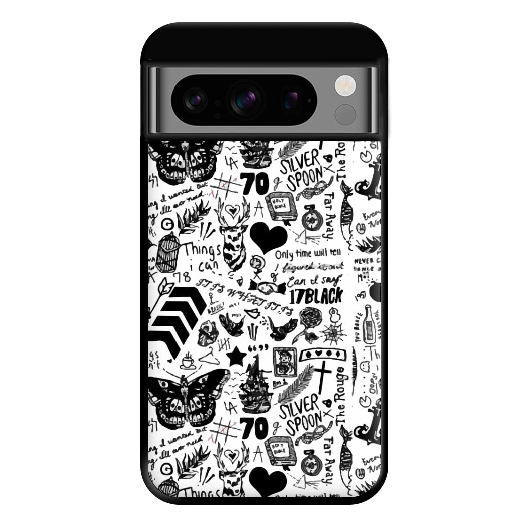 Direction Tattoos Phone Case for Google Pixel 8 Pro