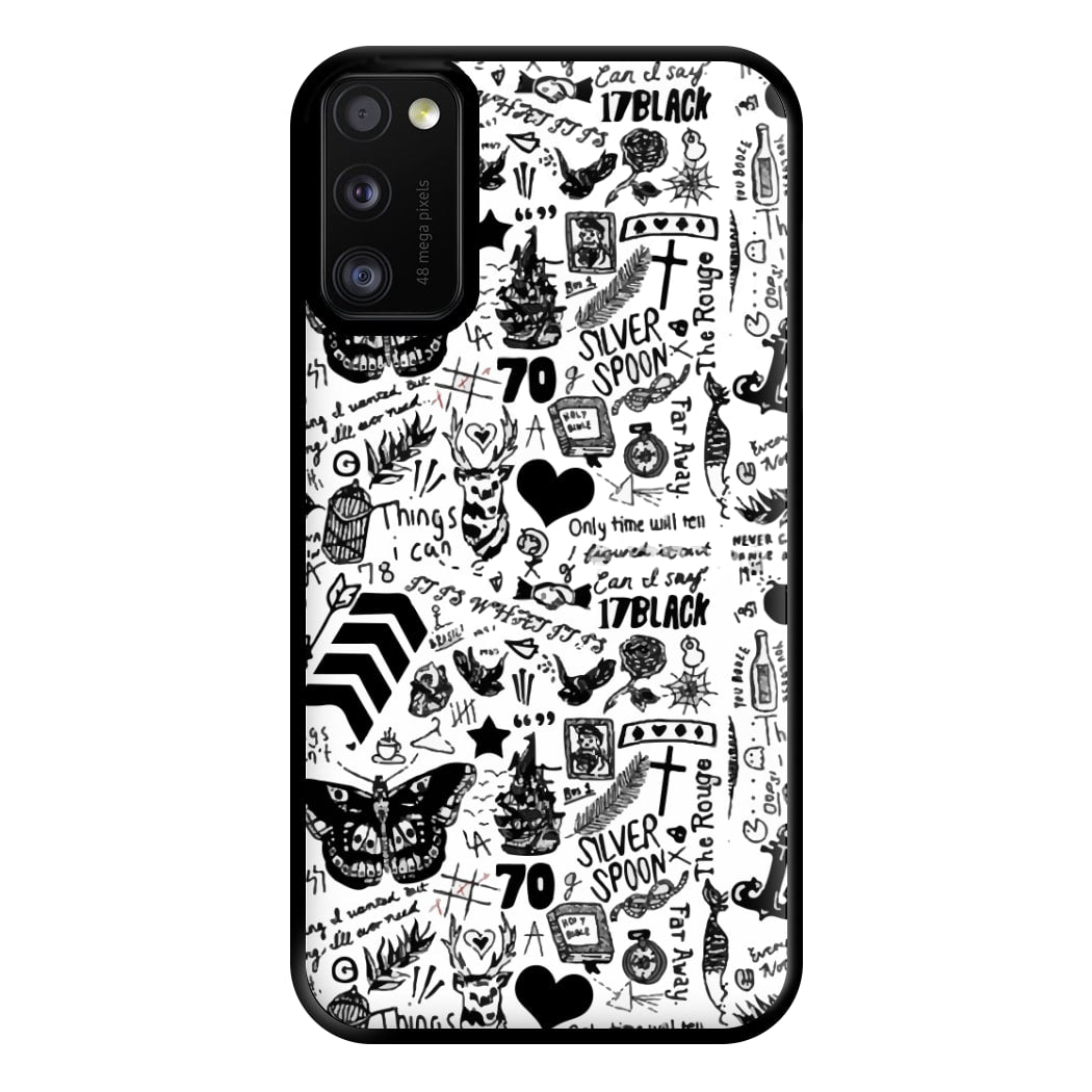 Direction Tattoos Phone Case for Galaxy A41