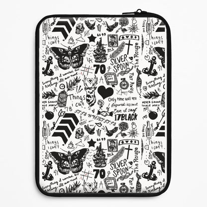 Direction Tattoos Universal Laptop Sleeve