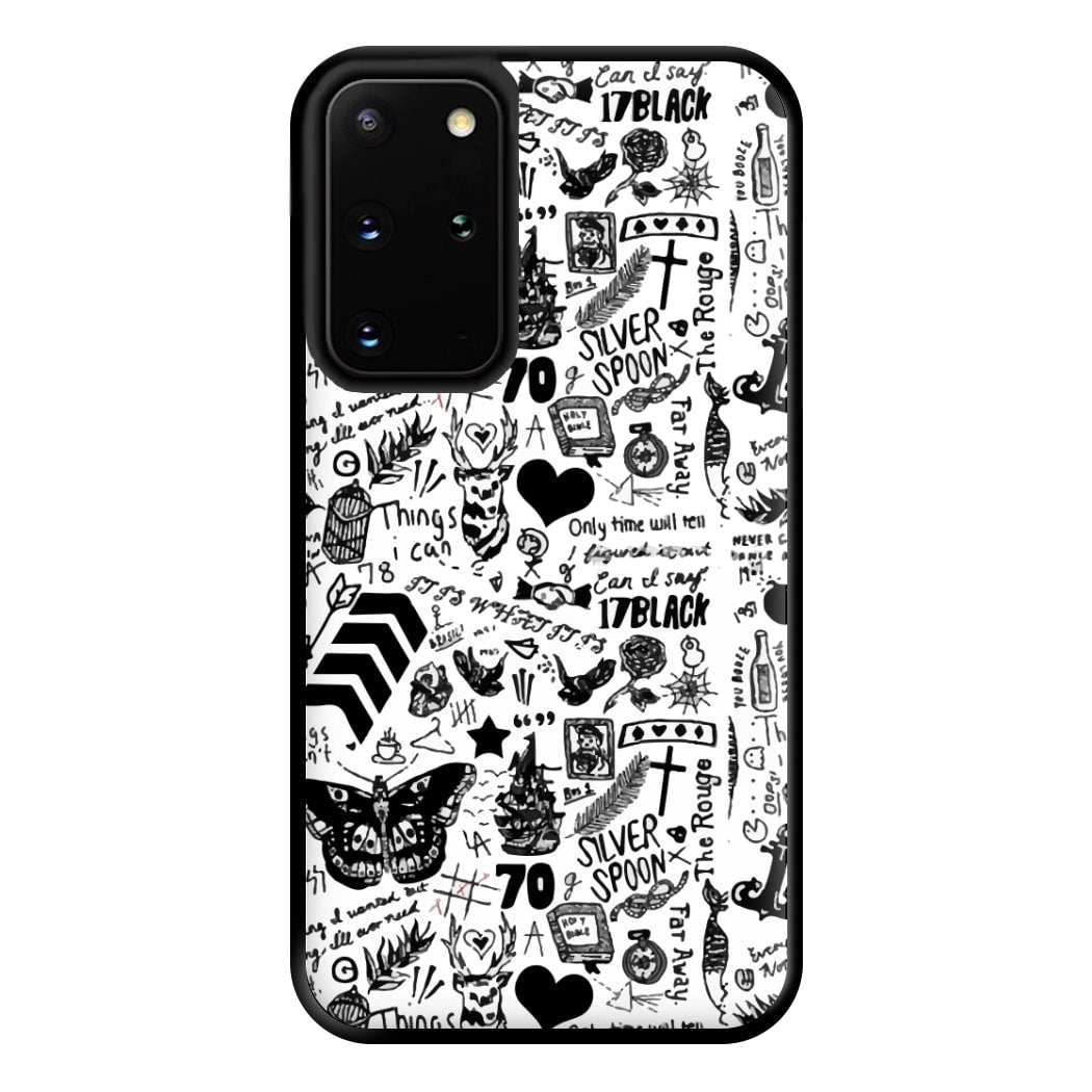 Direction Tattoos Phone Case for Galaxy S20 Plus