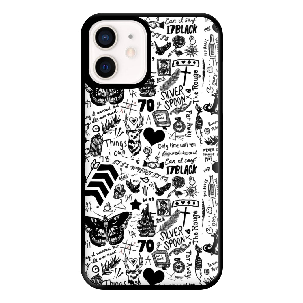 Direction Tattoos Phone Case for iPhone 12 Mini