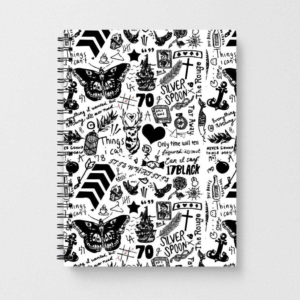 Direction Tattoos Notebook