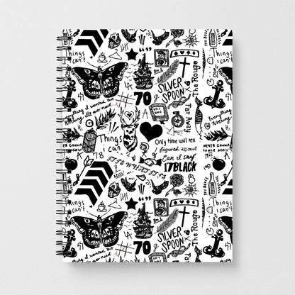 One Direction Tattoos Notebook - Fun Cases