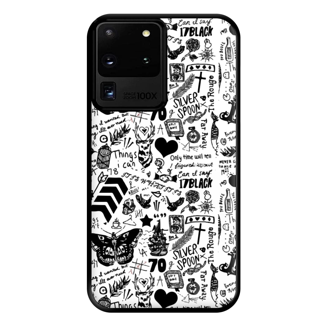 Direction Tattoos Phone Case for Galaxy S20 Ultra