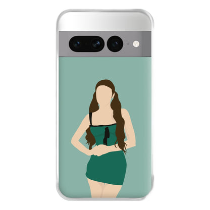 Green Dress - Olivia Phone Case for Google Pixel 7 Pro