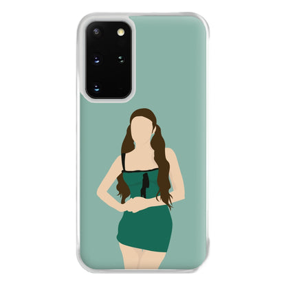 Green Dress - Olivia Phone Case for Galaxy S20 Plus