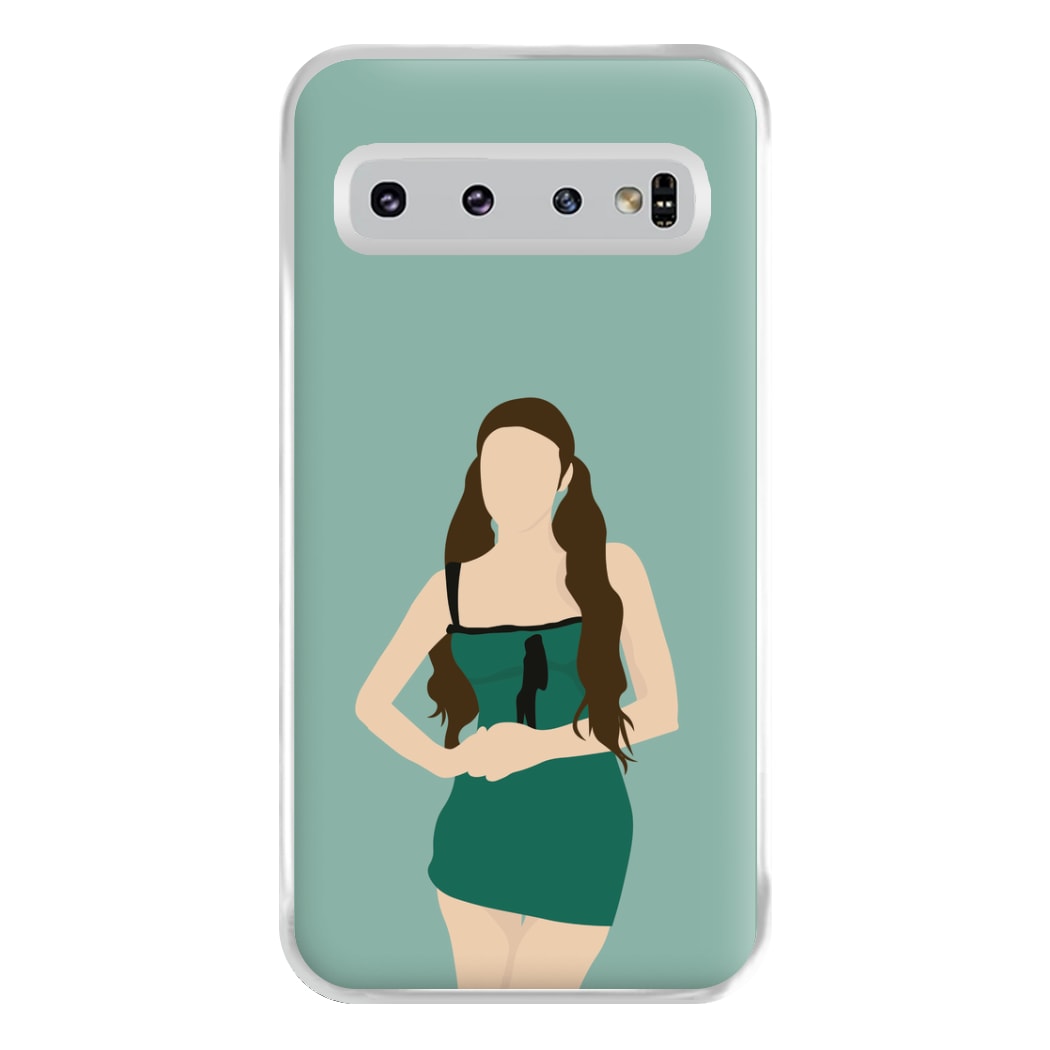 Green Dress - Olivia Phone Case for Galaxy S10 Plus