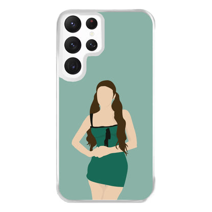 Green Dress - Olivia Phone Case for Galaxy S22 Ultra