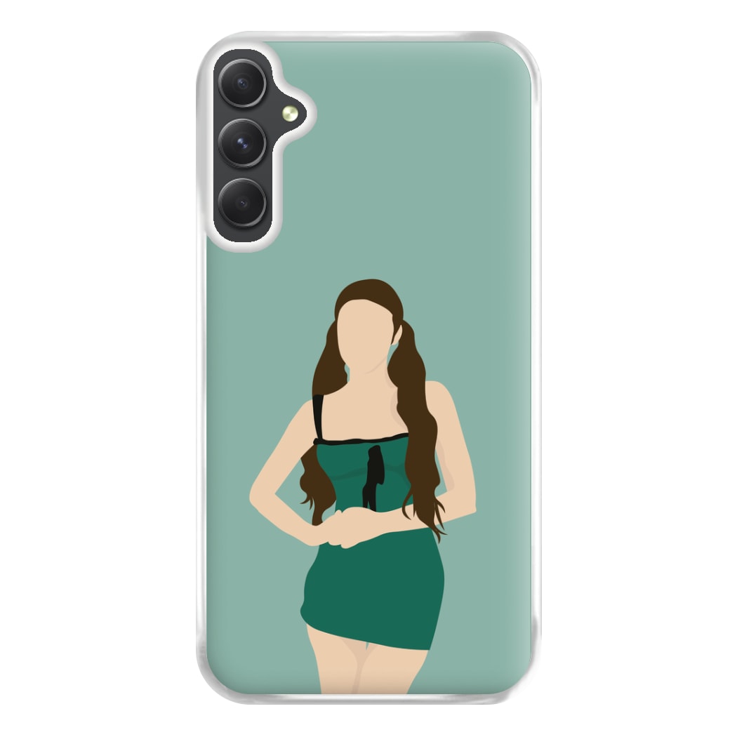 Green Dress - Olivia Phone Case for Galaxy A34