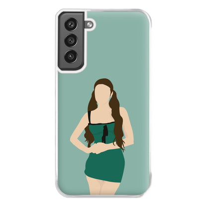 Green Dress - Olivia Phone Case for Galaxy S21FE