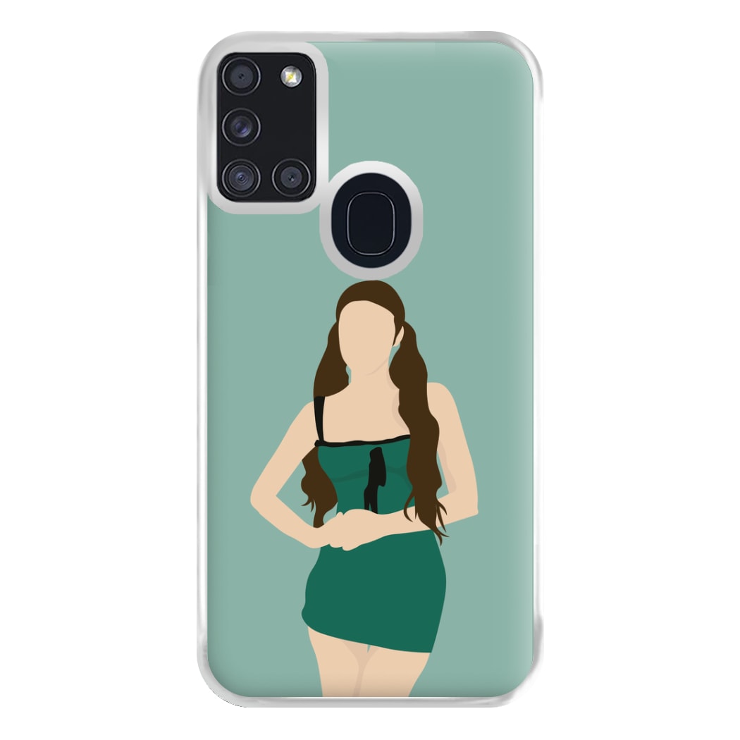 Green Dress - Olivia Phone Case for Galaxy A21s