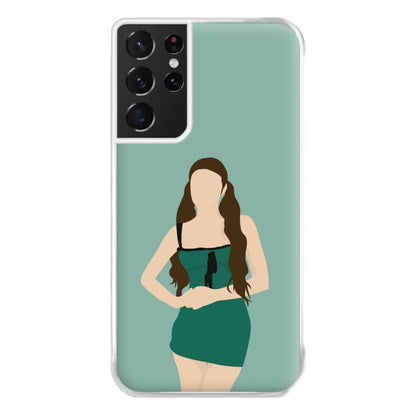 Green Dress - Olivia Phone Case for Galaxy S21 Ultra