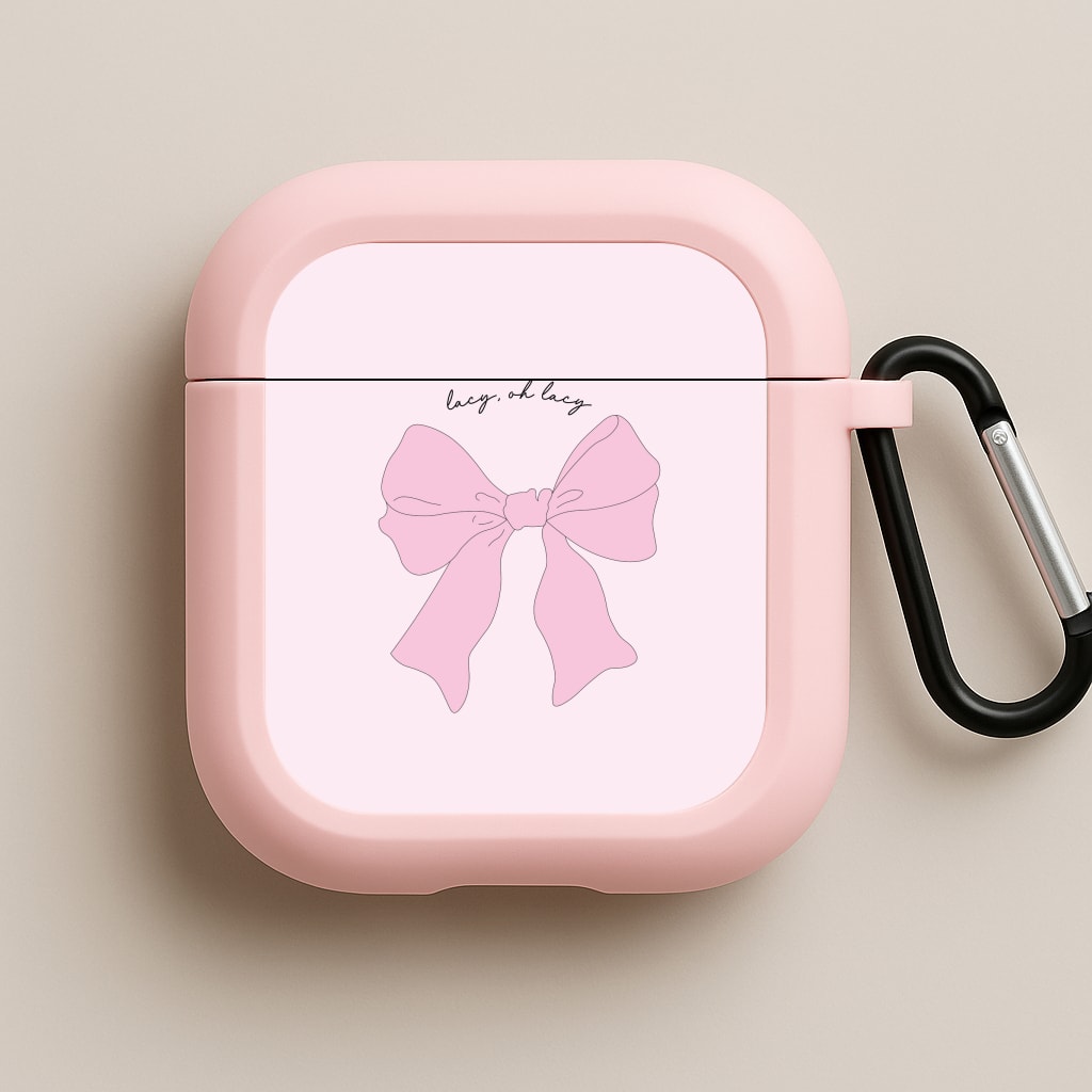 Lacy- Olivia Pink AirPods Case