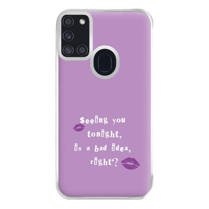 Seeing You Tonight - Olivia Phone Case for Galaxy A21s