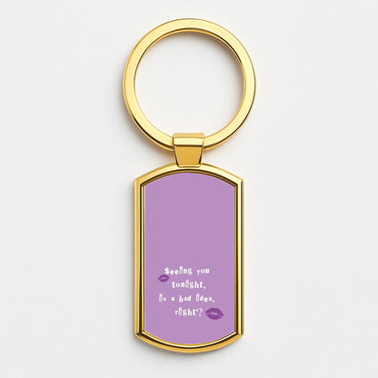 Seeing You Tonight - Olivia Gold Keyring