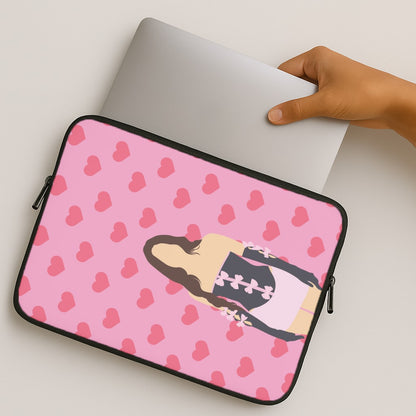 Pink Hearts - Olivia MacBook Case